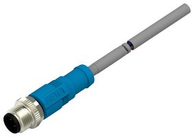 TE CONNECTIVITY T4151120003-003 Cable de Sensor, M12 Macho, Extremo Libre, 3 Positions, 1.5 m, 4.9 ft, T415 Series