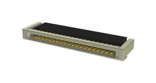 AMPHENOL COMMUNICATIONS SOLUTIONS 10051922-1610ELF FFC / FPC Board Connector, R/A, ZIF, 0.5 mm, 16 Contacts, Receptacle, VLL Series, Surface Mount
