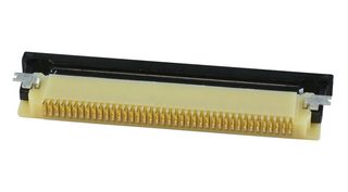 AMPHENOL COMMUNICATIONS SOLUTIONS 62684-402100AHLF FFC / FPC Board Connector, R/A, 0.5 mm, 40 Contacts, Receptacle, OPU Series, Surface Mount, Top