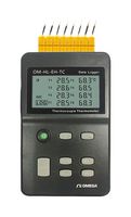 OMEGA OM-HL-EH-TC-J-CAL Data Logger, -200 to 1800 DEG C, Temperature & Thermocouple, 8 Channel, 86K Samples, USB, LCD