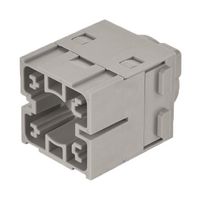 HARTING 09140013005 Conector Uso Rudo, Cortocircuito, Han-Modular Series, Módulo, 1 Contacto, Macho, Macho por Tornillo