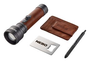 NEBO SPORTS NEB-BND-0015 Linterna, LED de alta potencia, 600lm, 47m, aluminio, 3.7V, 2200mAh, batería recargable litio.