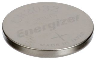 ENERGIZER ECR2032 Batería, 3 V, 2032, Dióxido de Manganeso-Litio, 240 mAh, Contacto a Presión, 1