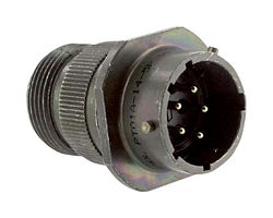 AMPHENOL INDUSTRIAL PT01A12-10S-SR Circular Connector, PT Series, MIL-DTL-26482 Series I, Cable Mount Receptacle, 10 Contacts