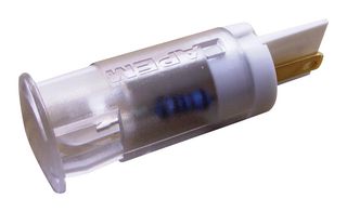 APEM QS121XXW12 LED Panel Mount Indicator, White, 12 VDC, 12 mm, 20 mA, 1.6 cd, Not Rated