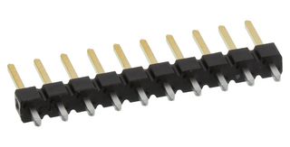 AMPHENOL COMMUNICATIONS SOLUTIONS 68491-446HLF Pin Header, Board-to-Board, 2.54 mm, 2 Rows, 46 Contacts, Through Hole, FCI BergStik 68491 Series