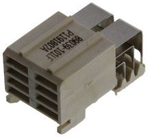 AMPHENOL COMMUNICATIONS SOLUTIONS 89039-101LF Connector, FCI METRAL 89039 Series, 8 Contacts, 2 mm, Receptacle, Through Hole, 4 Rows