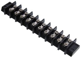 CINCH CONNECTIVITY SOLUTIONS 10-142 Bloque de Terminales de Montaje en Panel, 2 Hileras, 10 Posiciones, 10 AWG, 14.3 mm, 30 A