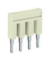 WAGO 2004-405 Jumper (Busbar), Light Gray, Insulated Jumper, Wago TOPJOB S Series 2004 Series Terminal Blocks