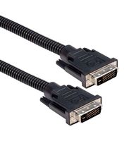 L-COM CTLDVIPL-3 Cable de Audio / Video, DVI-D Doble Enlace Macho, DVI-D Doble Enlace Macho, 3 ft, 914.4 mm, Gris