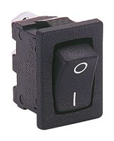 ARCOLECTRIC / BULGIN LIMITED H8600VBBBEN577 Interruptor (Switch) de Balancín, Encendido-apagado, SPST-NO, No Iluminado, Panel Mount, Negro