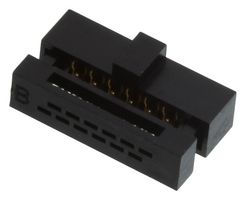 AMPHENOL COMMUNICATIONS SOLUTIONS 20021444-00012T4LF Conector IDC, IDC Hembra, Hembra, 1.27 mm, 2 Hileras, 12 Contactos, Montaje de cable