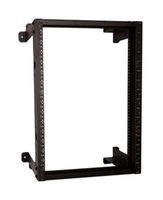 L-COM RP00016-16 19" OPEN FRAME RACK, 16U, ALUM, BLACK
