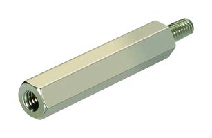 HARWIN R40-3001302 Standoff, Brass, M4, Hex Male-Female, 13 mm, 21 mm