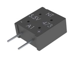 KEMET FMR0V474ZF Supercapacitor, 0.47 F, 3.6 V, Radial Leaded, -20%, +80%, 5 mm