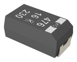 KEMET T598B686M006ATE070 Capacitor de Polímero de Tantalio, 68 µF, ± 20%, 6.3 V, B, 0.07 ohm, 1411 [3528 Métrico]