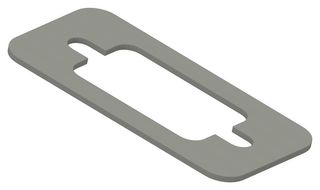 TE CONNECTIVITY 95-24005-1 Junta, EMI, Conector D-Sub, Aluminio, Níquel y Silicio, 72.1mm x 20.3mm x 0.8mm, Paquete de 1