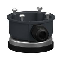 SCHNEIDER ELECTRIC XVZ08 Adaptador Magnético, Luces Torre Modulares Serie Harmony XV4/XV6/XVB7, 1.8" H, Gris Oscuro, Plástico