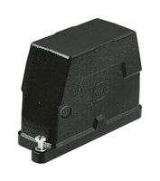 HARTING 19400100512 Conector Uso Rudo, Capucha, Entrada Lateral, Cuerpo de Aluminio, Tornillo, 10B