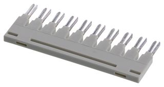 WAGO 870-410 Jumper (Busbar), Jumper, Rail Mounted Terminal Blocks, 10 Positions