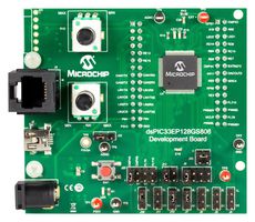 MICROCHIP DM330026 Tarjeta de Desarrollo, DSPIC33EP128GS808, 16bit, dsPIC33