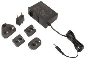 XP POWER AMF18US12 AC/DC Power Supply, ITE & Medical, 1 Output, 18 W, 12 V, 1.5 A
