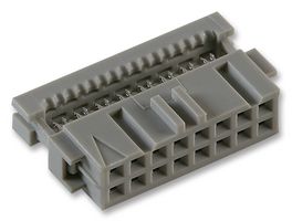 AMP - TE CONNECTIVITY 2-215882-0 IDC Connector, IDC Receptacle, Female, 2.54 mm, 2 Row, 20 Contacts, Cable Mount