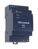 TDK-LAMBDA DSP30-12 AC/DC DIN Rail Power Supply (PSU), 1 Output, 25.2 W, 12 VDC, 2.1 A