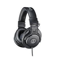 AUDIO TECHNICA ATH-M30X Headphones, 15 Hz, 22 kHz, 47 ohm, 3.5mm, 9.8 ft