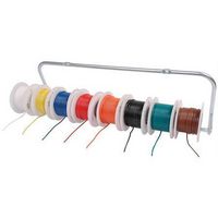 MULTICOMP PRO 24-14687 Hook Up Wire Kit, 22 AWG, Tinned Copper, PVC, 300V, 8 Colors, 8 25 Ft  Spools on Dispenser Rack