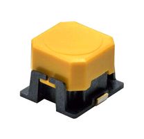 ARATAS B3AL-1003P-MS Tactile Switch, B3AL Series, Top Actuated, Surface Mount, Square Button, 357 gf, 50mA at 16VDC
