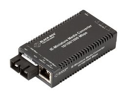 BLACK BOX LGC321A-R3 Convertidor, Cobre 10/100/1000 Mbps a Fibra Monomodo 1000 Mbps, Medios Miniatura