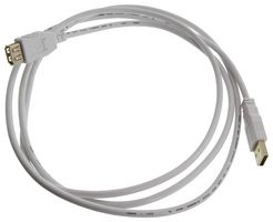 EATON TRIPP LITE U024AB-006-WH Cable USB, Tipo A Macho a Tipo A Hembra, 1.83 m, 6 ft, USB 2.0, Blanco