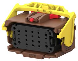 TE CONNECTIVITY 2203859-2 Carcasa de Conector Automotriz, Llave-B, Café, AMPSEAL 16 Series, Macho, 16 Posiciones
