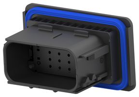 TE CONNECTIVITY 2272889-1 Carcasa de Conector Automotriz, Llave-A, Negro, AMPSEAL 16 Series, Receptáculo eléctrico
