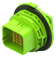 TE CONNECTIVITY 1-2350891-3 Carcasa de Conector Automotriz, Verde, Código C, enetSEAL+ NTS Series, Receptáculo eléctrico