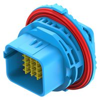 TE CONNECTIVITY 2-2350891-4 Carcasa de Conector Automotriz, Azul, Código D, enetSEAL+ NTS Series, Receptáculo eléctrico