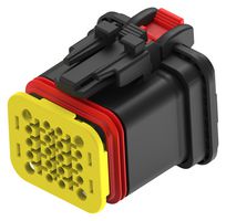 TE CONNECTIVITY 2350890-1 Carcasa de Conector Automotriz, Negro, Código A, enetSEAL+ NTS Series, Macho, 20 Posiciones