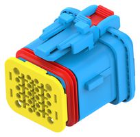 TE CONNECTIVITY 2350890-4 Carcasa de Conector Automotriz, Azul, Código D, enetSEAL+ NTS Series, Macho, 20 Posiciones