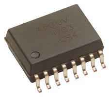 BROADCOM ASSR-601JV-000E Relevador MOSFET, SPST-NO (1 Forma A), CD, 1 kV, 10 mA, SO-16 (12-Pines Usados)