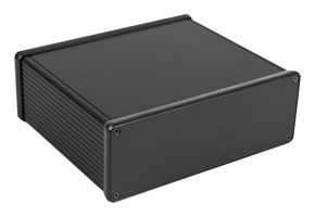 HAMMOND 1455U1601BK Metal Enclosure, Multipurpose, Extruded Aluminum, 66 mm, 160 mm, 191 mm