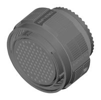 AMPHENOL AEROSPACE TVS06DS-23-35S Circular Connector, TVS Series, MIL-DTL-38999 Series III, Straight Plug, 100 Contacts