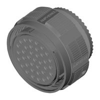 AMPHENOL AEROSPACE TVS06DS-25-37S Circular Connector, TVS Series, MIL-DTL-38999 Series III, Straight Plug, 37 Contacts