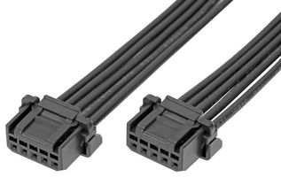 MOLEX 219652-1052 Cable Assembly, Micro-One 2.0 Receptacle to Micro-One 2.0 Receptacle, 5 Positions, 2 mm, 1 Row