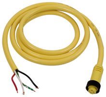 MOLEX / BRAD 1300060728 Sensor Cable, Mini-Change Receptacle, Free End, 4 Positions, 1.83 m, 6 ft