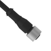 BANNER ENGINEERING MQDC1-560 Cable de Sensor, Codificado A, Negro, M12 Hembra, Extremo Libre, 5 Contactos, 18 m, 59.1 ft