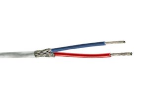 RAYCHEM - TE CONNECTIVITY 44A1121-24-2/6-9 Multiconductor Cable, Spec 44, Shielded, 2 Conductor, 24 AWG, 328 ft, 100 m