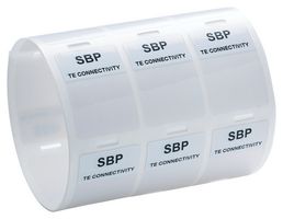 RAYCHEM - TE CONNECTIVITY SBP100594WE1 Wire Marker, Thermal Transfer Printable, Thermal Transfer, Blank (No Legend), 25.4mm x 151mm