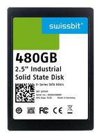 SWISSBIT SFSA480GQ2AK2TO-C-8C-236-STD SSD, External, 2.5 pulgadas, SATA 6 Gb/s (SATA III), 480 GB, 3D TLC NAND, No cifrado
