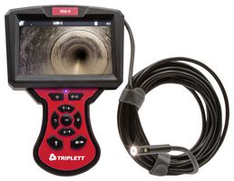 TRIPLETT BR350 Cámara Inspección, Doble, Boroscopio, Cable Mini USB, Cable A/V, 1920 x 1080 pixeles, 0.21” Diá., 3x